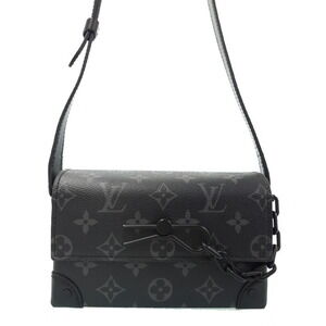 Louis Vuitton Monogram Eclipse Black Steamer Wearable Wallet Shoulder Bag